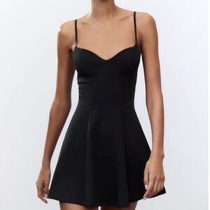 🎉SALE🎉NWT Black Sweetheart Mini Dress